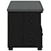 Panca per ingresso con cuscino Rovere Nero 80 x 38 x 46 cm - Foto miniatura 7