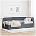Struttura Letto Angolare con Materasso 2 pcs Grigio Velluto - Foto miniatura 2