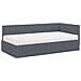 Struttura Letto Angolare con Materasso 2 pcs Grigio Velluto - Foto miniatura 4