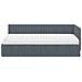 Struttura Letto Angolare con Materasso 2 pcs Grigio Velluto - Foto miniatura 6