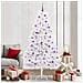 Albero di Natale Artificiale con Rami Pieghevoli Bianco 210 cm - Foto miniatura 2