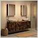 Set di Armadi da Bagno 5 pcs Rovere Fumo Legno ingegnerizzato - Foto miniatura 4