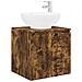 Set di Armadi da Bagno 5 pcs Rovere Fumo Legno ingegnerizzato - Foto miniatura 5