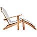Sedia Adirondack da Giardino con Poggiapiedi Naturale - Foto miniatura 4