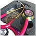 Stetoscopio Littmann Classic III 5806 professionale tubo rosso lampone doppia testa acustica adulto pediatrico - Foto miniatura 4