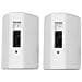 Coppia Casse passive bianche da parete muro soffitto con staffe 150W - Foto miniatura 3