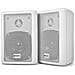 Coppia Casse passive bianche da parete muro soffitto con staffe 150W - Foto miniatura 6