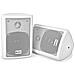 Coppia Casse passive bianche da parete muro soffitto con staffe 150W - Foto miniatura 5