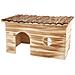 Casa Per Roditori Natural Living Grete 45x24x28 Cm Legno 61975 - Foto miniatura 1