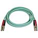 Cavo in Fibra Ottica Multimodale Duplex OM4 LC / LC - 100 Gb - 50/125 - LSZH - Turchese da 2m - Foto miniatura 2
