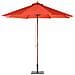 Ombrellone Da Giardino Rosso Mattone On Palo In Legno 270cm Toscana Ii - Foto miniatura 31