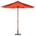 Ombrellone Da Giardino Rosso Mattone On Palo In Legno 270cm Toscana Ii - Foto miniatura 15