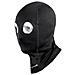 Sottocasco Passamontagna Cotone Elasticizzato 2 Fori Moto Bici Snowboard Nero - Foto miniatura 1