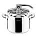 Pentola A Pressione Novia Lagoeasy'up Lagofusion, Acciaio Inox 18/10, 3,5 - 5 - 7 Lt, Made In Italy - 7 - Foto miniatura 1