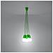 Sollux Sl. 0583 - Lampada A Sospensione Diego 5, Moderna Luce Led Verde Per Soggiorno, Camera Da Letto, Corridoio, Ufficio, Attacco E27, Colore: Verde - Foto miniatura 12