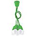 Sollux Sl. 0583 - Lampada A Sospensione Diego 5, Moderna Luce Led Verde Per Soggiorno, Camera Da Letto, Corridoio, Ufficio, Attacco E27, Colore: Verde - Foto miniatura 2