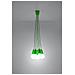 Sollux Sl. 0583 - Lampada A Sospensione Diego 5, Moderna Luce Led Verde Per Soggiorno, Camera Da Letto, Corridoio, Ufficio, Attacco E27, Colore: Verde - Foto miniatura 4