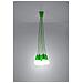 Sollux Sl. 0583 - Lampada A Sospensione Diego 5, Moderna Luce Led Verde Per Soggiorno, Camera Da Letto, Corridoio, Ufficio, Attacco E27, Colore: Verde - Foto miniatura 3