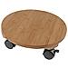 Tablette A Roulettes Pour Plantes - Bambou Composite - H8 X 30 Cm - Foto miniatura 1