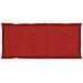 Cuscini Per Sedie Da Giardino 6 Pz Rossi 120x50x4 Cm - Foto miniatura 7