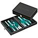 Backgammon Tinos Piccolo Verde 23x16,5cm - Foto miniatura 1