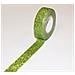 Nastro Adesivo - Verde - Glitter - Riposizionabile - 15 Mm X 10 M - Foto miniatura 1