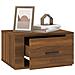 Comodini A Muro 2 Pz Rovere Marrone 50x36x25 Cm - Foto miniatura 5