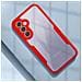 Cover 360° Per Galaxy A34 5g Retro Rigido Protezione Schermo Flessibile Rosso - Foto miniatura 4