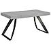 Tavolo Allungabile 90x160/420 Cm Proxy Telaio Antracite - Cemento - Foto miniatura 6