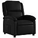 Poltrona Reclinabile Elettrica Nera In Similpelle - Foto miniatura 3