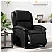 Poltrona Reclinabile Elettrica Nera In Similpelle - Foto miniatura 1