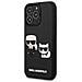 Cover Per Iphone 13 Pro Max 3d Rubber Karl & Choupette, Nero - Foto miniatura 1