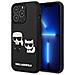 Cover Per Iphone 13 Pro Max 3d Rubber Karl & Choupette, Nero - Foto miniatura 2