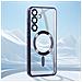 Cover Magsafe Per Samsung S24 Plus In Silicone Bordo Cromato - Foto miniatura 2