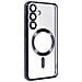 Cover Magsafe Per Samsung S24 Plus In Silicone Bordo Cromato - Foto miniatura 3