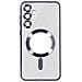 Cover Magsafe Per Samsung S24 Plus In Silicone Bordo Cromato - Foto miniatura 1