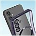 Cover Magsafe Per Samsung S24 Plus In Silicone Bordo Cromato - Foto miniatura 4