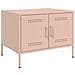 Tavolino da Salotto Rosa 68x50x50,5 cm in Acciaio - Foto miniatura 1
