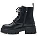 Black Casual Closed Booties Stivaletti Sintetico E Tessile Scarpe Donna Nero Eu 39, 1-25286-41 007 - Foto miniatura 3