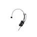 UH37 Mono UC Auricolare Cablato A Padiglione Ufficio USB Type-C / USB Type-A Nero - Foto miniatura 1