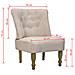 Lusso Casadino -  Poltrone In Stile Francese 2 Pz Crema In Tessuto - Foto miniatura 7