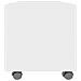 Mobile Tv Con Ruote Bianco 90x35x35 Cm In Legno Multistrato - Foto miniatura 4