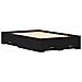 Struttura Letto con Cassetti in Rovere Nero 120x200 cm Legno Ingegnerizzato - Foto miniatura 3