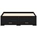 Struttura Letto con Cassetti in Rovere Nero 120x200 cm Legno Ingegnerizzato - Foto miniatura 6