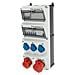 Presa Industriale 940006 Tipo F 5P Corrente 32 A Colore Blu /Grigio /Rosso /Bianco - Foto miniatura 1