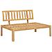 Set Divano Pallet Giardino 5pz con Cuscini Massello Acacia - Foto miniatura 5