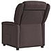 Poltrona Elettrica Reclinabile Marrone Scuro in Tessuto - Foto miniatura 7
