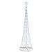 Albero di Natale LED Bianco freddo 70 x 70 x 250 cm Metallo - Foto miniatura 1