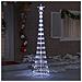 Albero di Natale LED Bianco freddo 70 x 70 x 250 cm Metallo - Foto miniatura 3