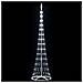 Albero di Natale LED Bianco freddo 70 x 70 x 250 cm Metallo - Foto miniatura 5